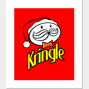 Kris Kringle Santa Claus Inspired Christmas Logo Parody Posters and Art